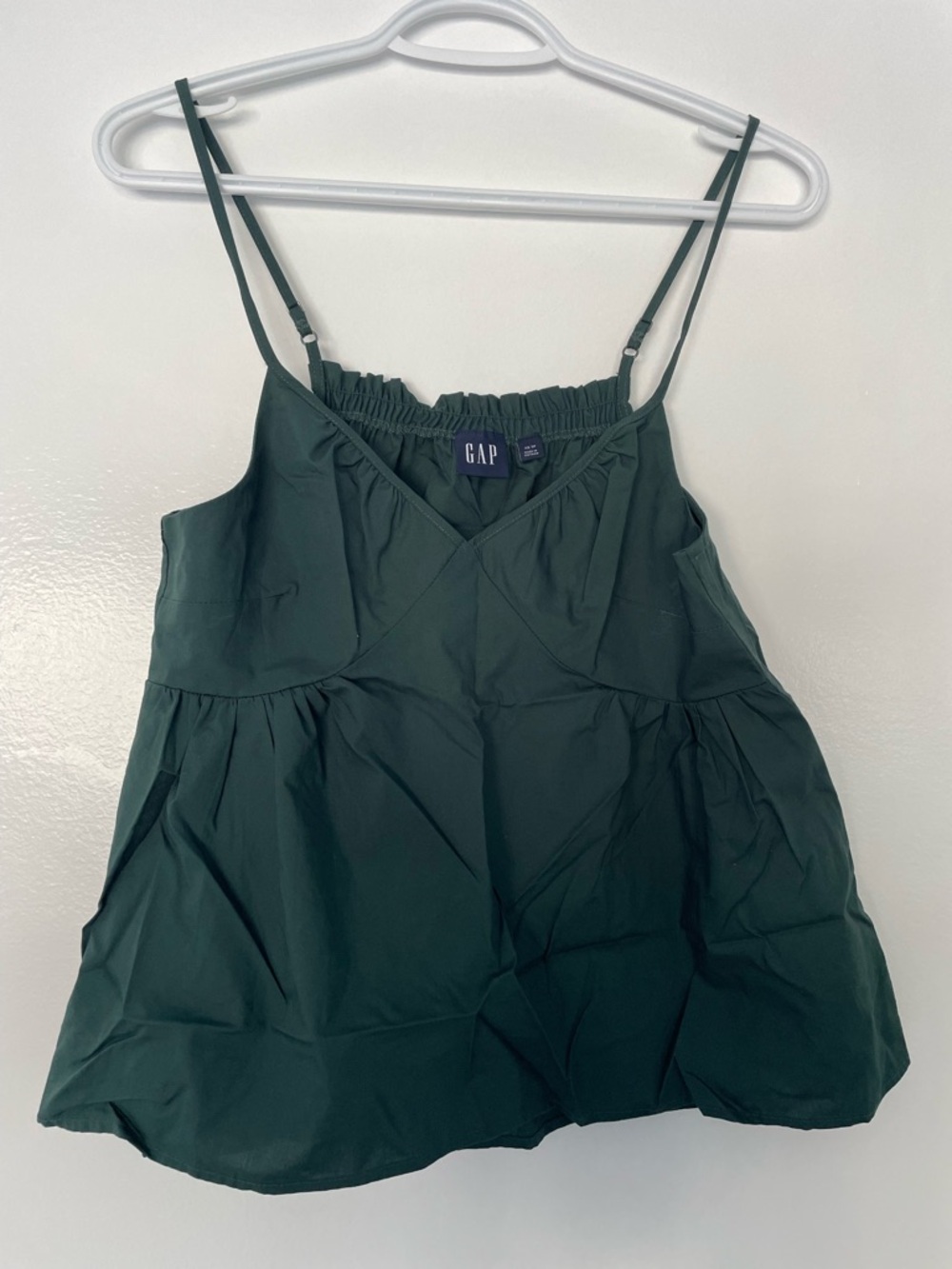 GAP Dark Green Spaghetti Strap Camisole